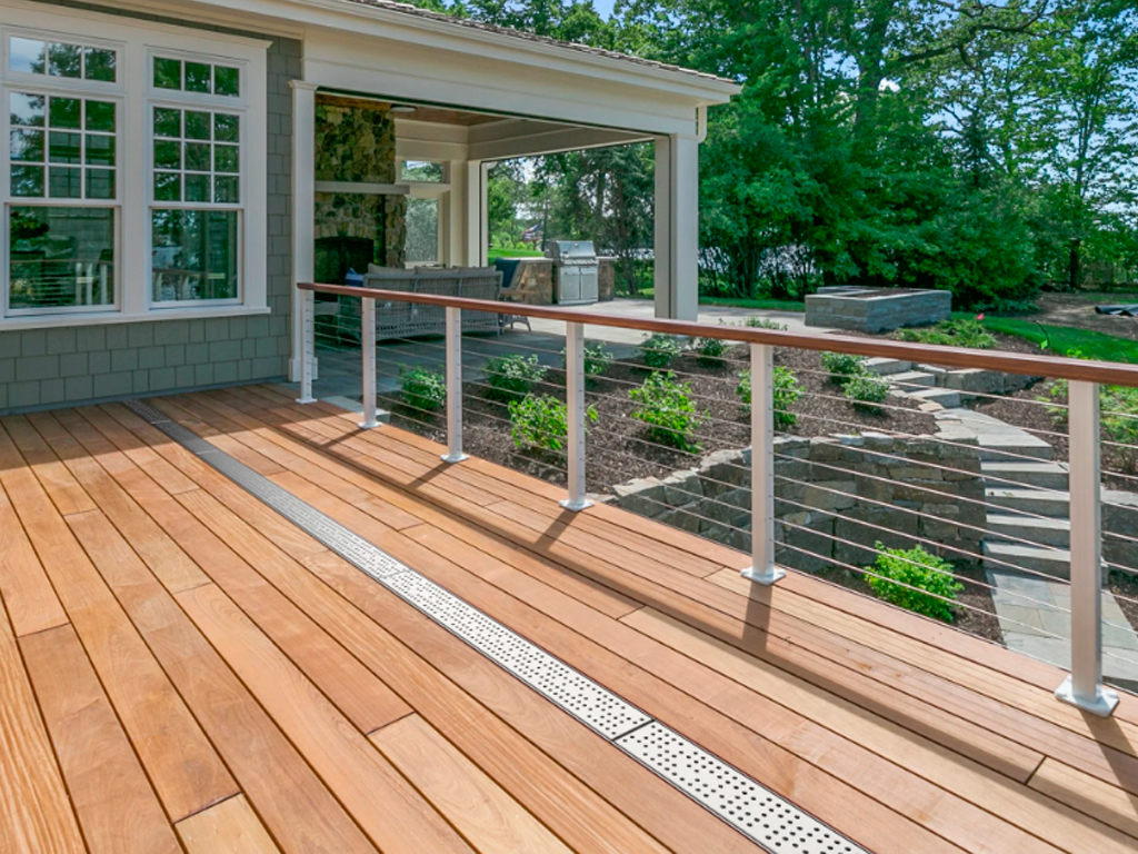 Заглушка из нержавеющей стали для водоотводных лотков Balcony