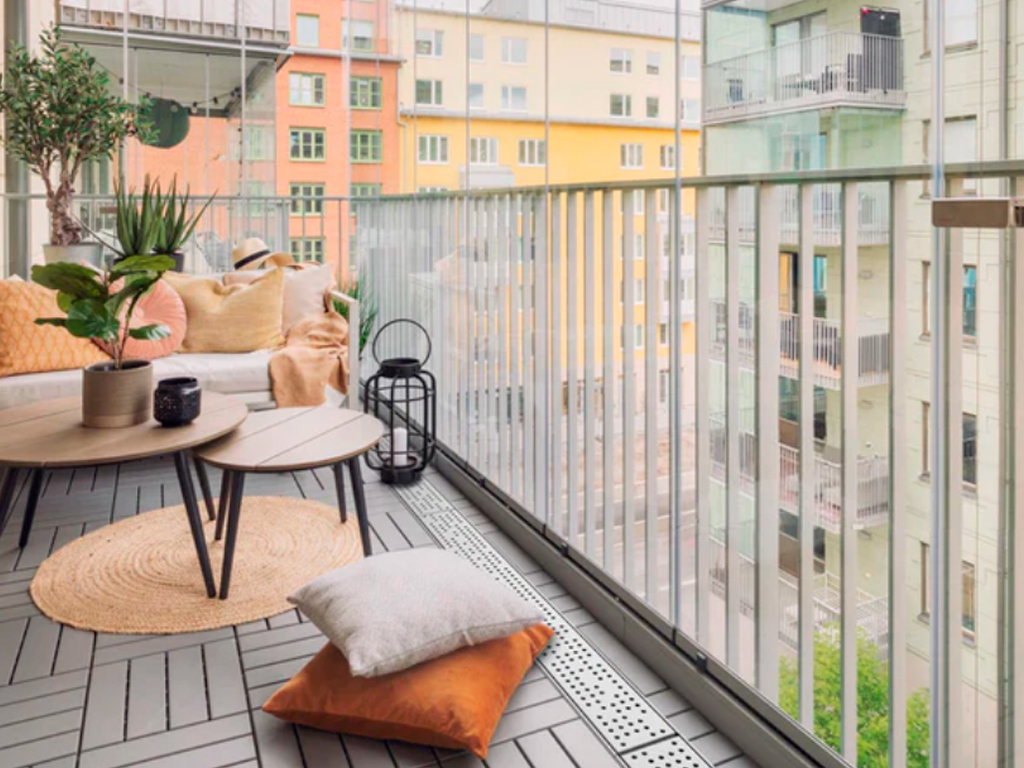 Заглушка из нержавеющей стали для водоотводных лотков Balcony