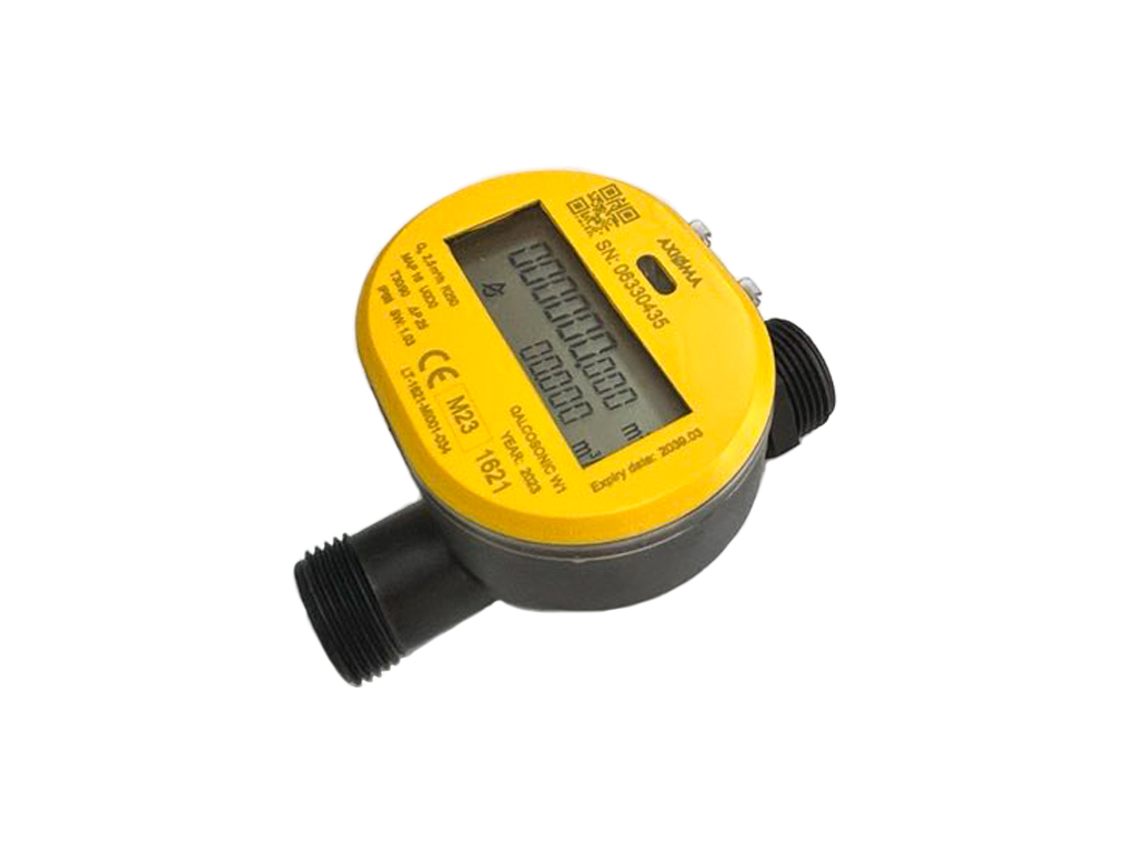 Счетчик для холодной и горячей воды AXIOMA W1 DN15, Q=2.5м3/ч, PN16 класс R250 (110x78x63mm)