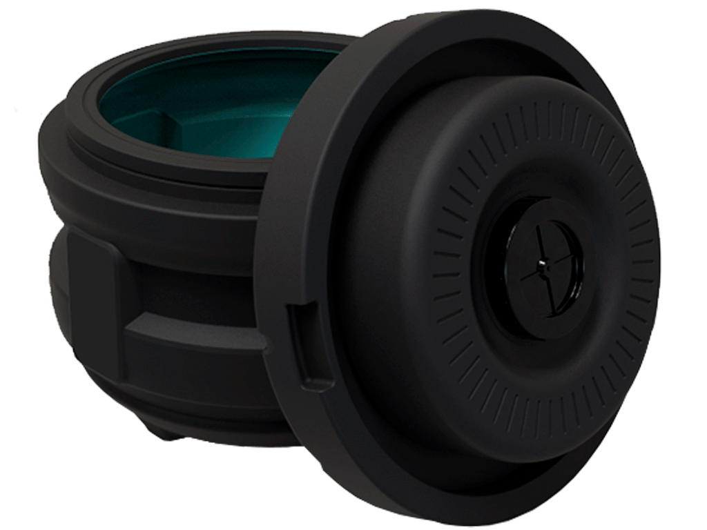 Camin pentru vane și robinete D560mm, H480mm, din polietilena, dotat cu capac si 2 garnituri