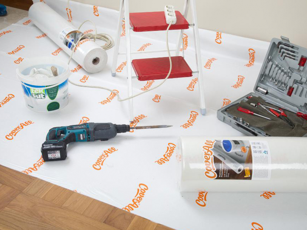 Husă de protecție multifuncțională CoverAll, rolă 1 x 10 metri, greutatea 120 g/m2