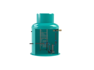 Станция обеззараживания сточных бытовых вод УФ лучами, Q=0,7-20 м3/ч