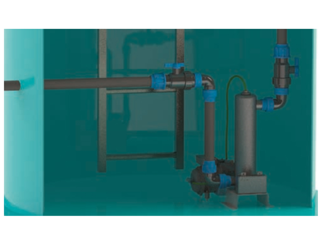 Станция обеззараживания сточных бытовых вод УФ лучами, Q=300-800 m3/h