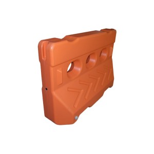 Барьер дорожный пластиковый, с защитой от ультрафиолета, для организации дорожного движения, красный (1200x400x800mm)