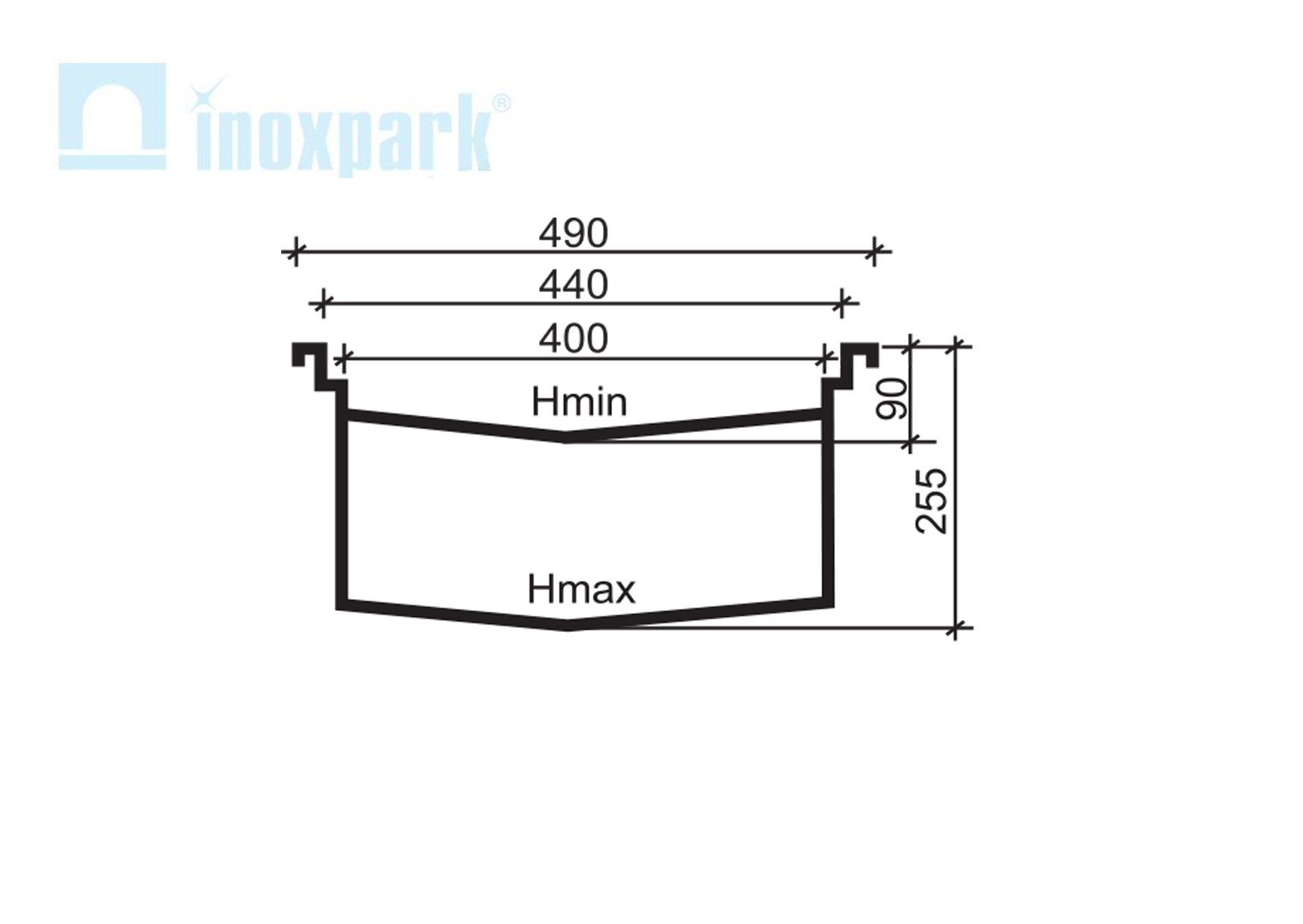 Водоотводные лотки Евро 400