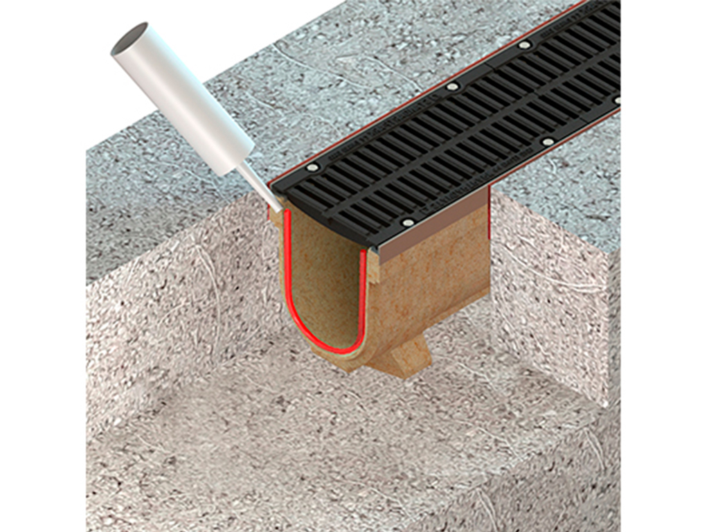 Герметик универсальный 310мл, для лотков из пластика, фибробетона, полимербетона и нержавеющей стали