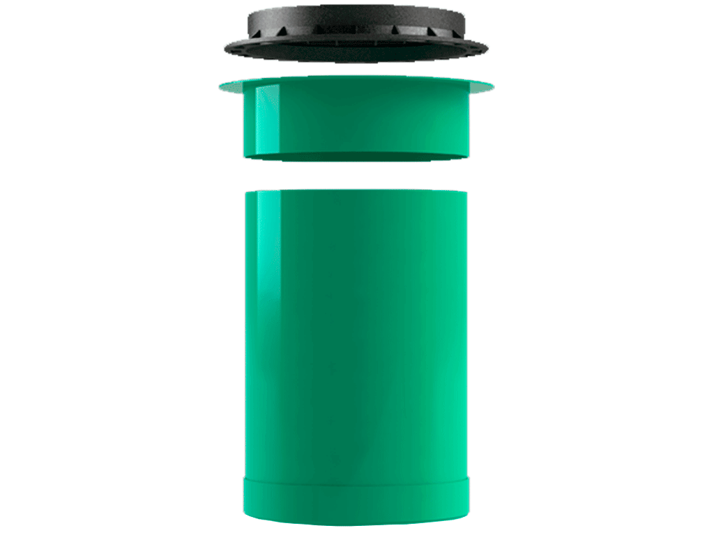 Extensie gură de acces D620mm L=1000mm cu mufa, din poliesteri armați cu fibră de sticlă