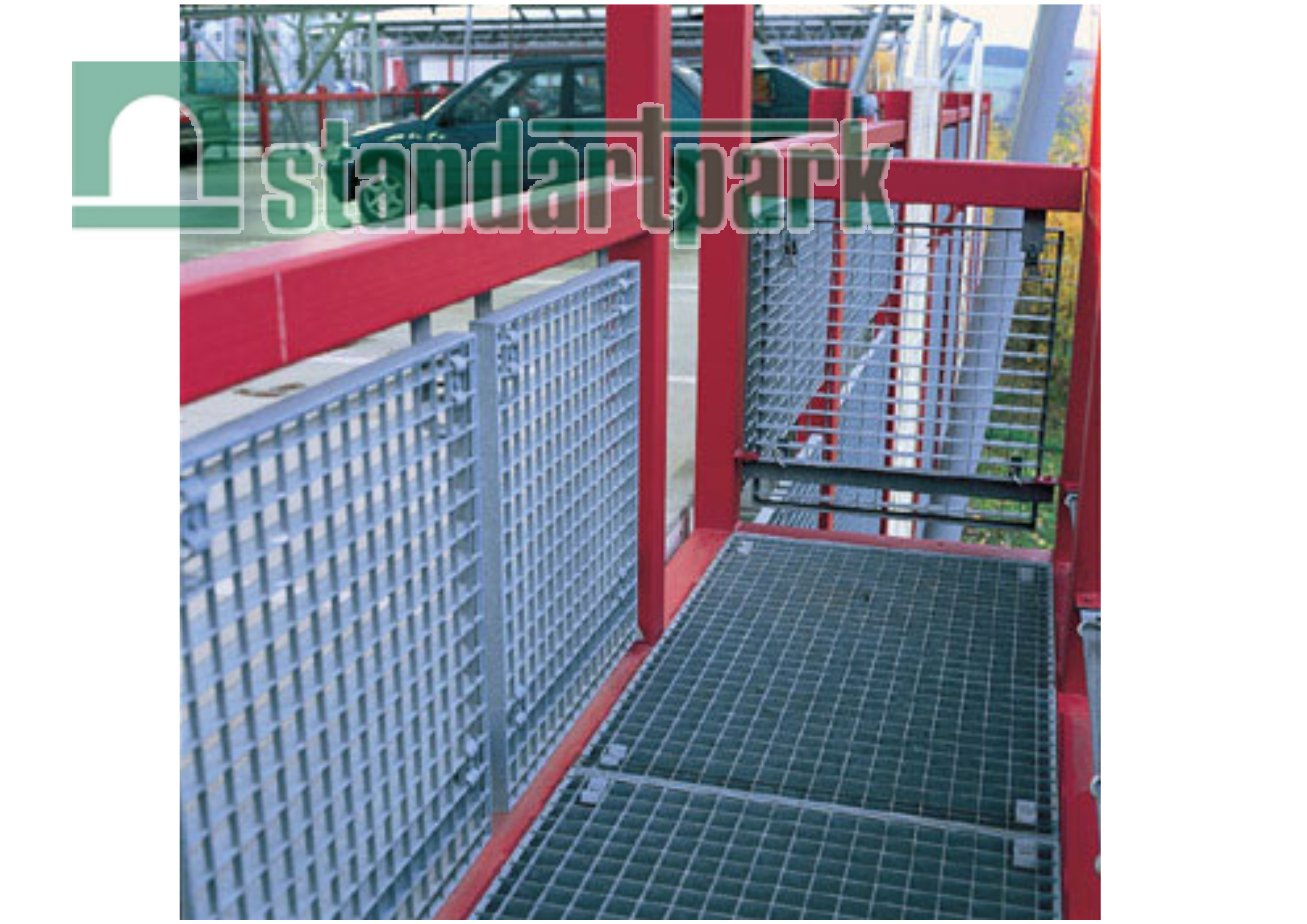 Сварной решетчатый настил с ячейкой 34x38 мм