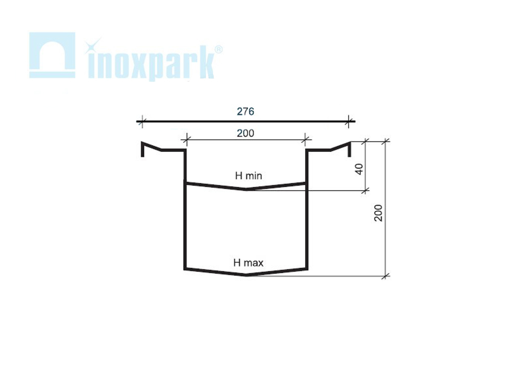ВОДООТВОДНЫЕ ЛОТКИ МИНИ 200