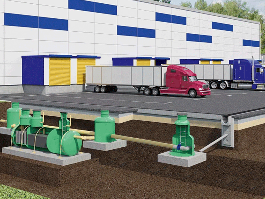 Separator de hidrocarburi si materii in suspensie VODALAND OilAbsorbH700-45, debit Q=45,0 l/s, pozitionare orizontala