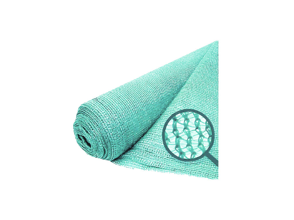 Plasă pentru umbrire verde, Optima 55g/m2 (1m x 100m), umbrire 75%