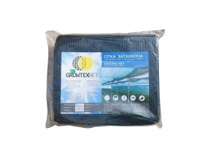 Сетка затеняющая зеленая пакет 1,5Х10м, Optima 55гр/м2, затенение 75%, S=15 м2