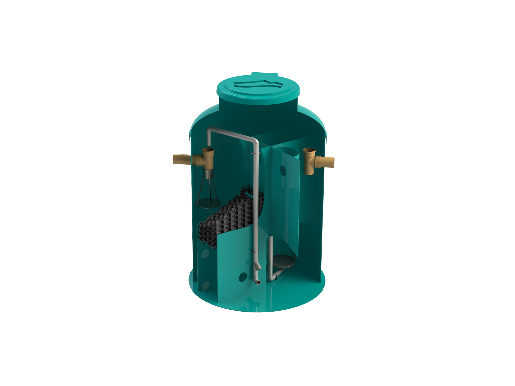 Statie de epurare biologica VODALAND pentru ape uzate menajere, OrganicPro-15, cu debit 2,25m3/24ore