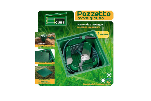 Поливочный бокс PIPE CUBE, для сада и огорода (400x400x356)