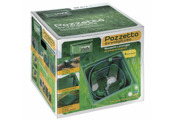 Поливочный бокс PIPE CUBE, для сада и огорода (400x400x356)