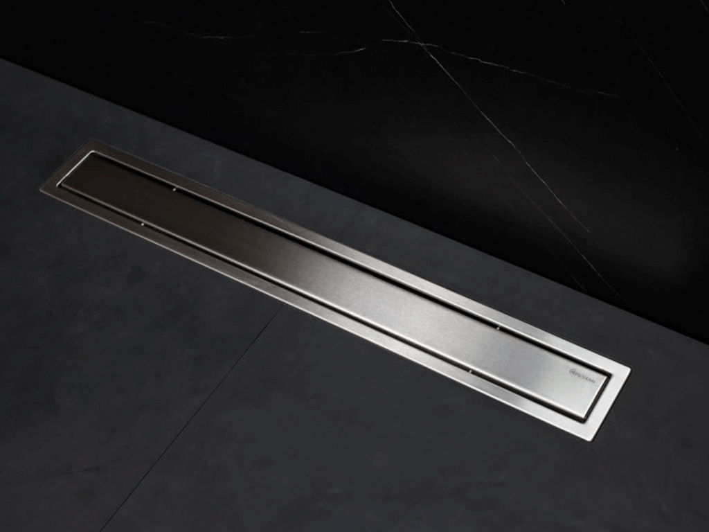 Rigola pentru duș cu gratar inox, Premium Line 450, (450x120x66-105mm)