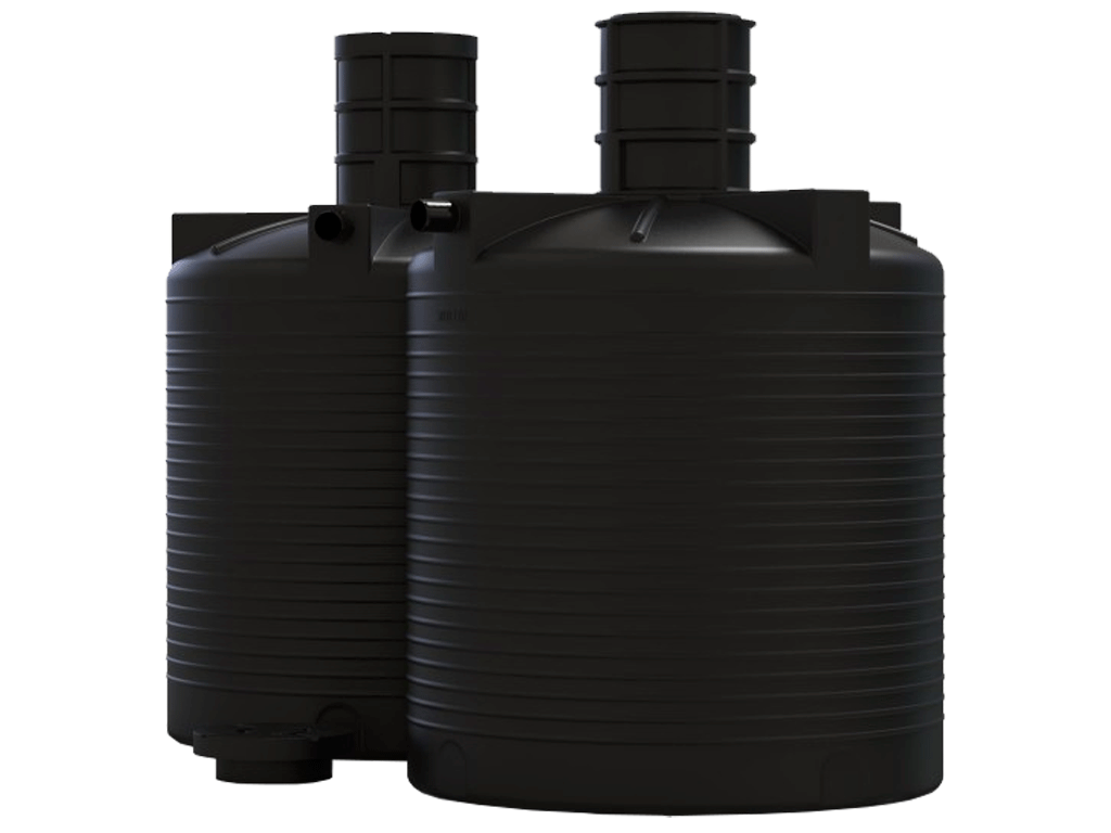 Rezervor decantor subteran, pentru apă uzată (hazna), cu Volum util - 5000 litri