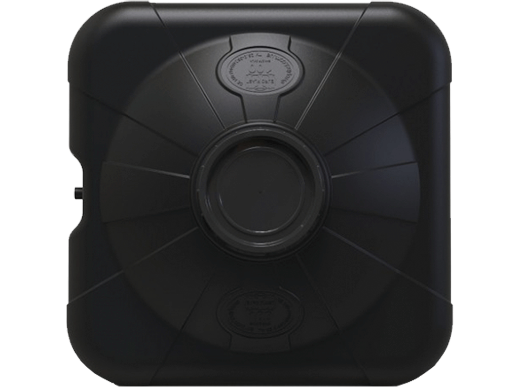 Rezervor PLAT pentru dus de vara, cu volum W=100 litri, dotat cu para si robinet (760x760x300)