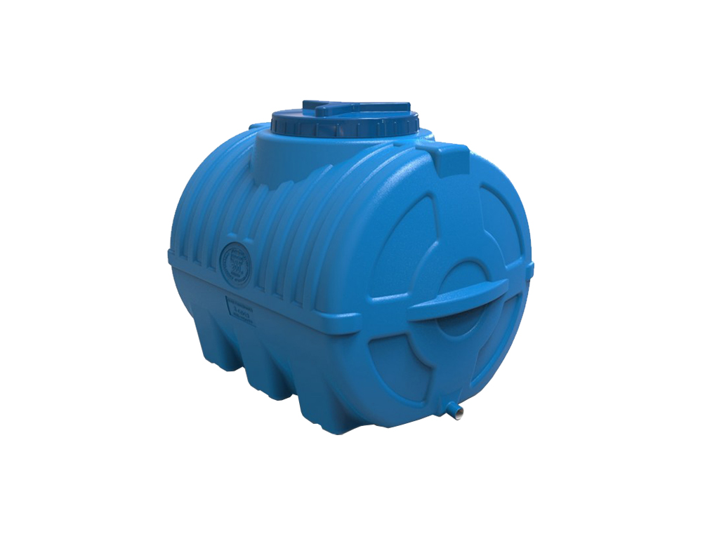 Rezervor din plastic, triplu strat, pentru apa potabila volum 200 litri, orizontal (850x610x670) cu filet D=25mm