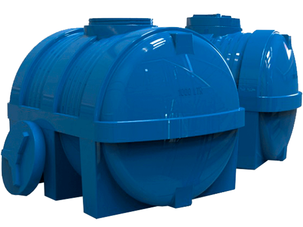 Rezervor din plastic, dublu strat, pentru apa potabila volum 3000 litri, orizontal (1900mmx1500mmxH1520mm)