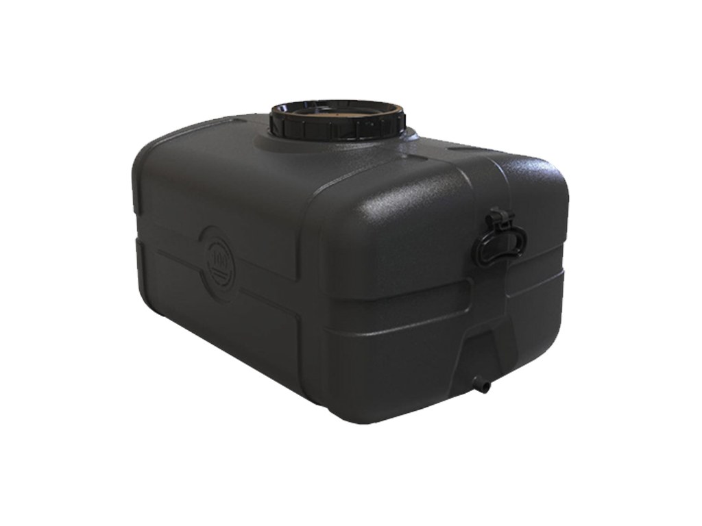 Емкость 105 литров пластиковая техническая, с резьбой под кран Д=15мм (750x480x400)