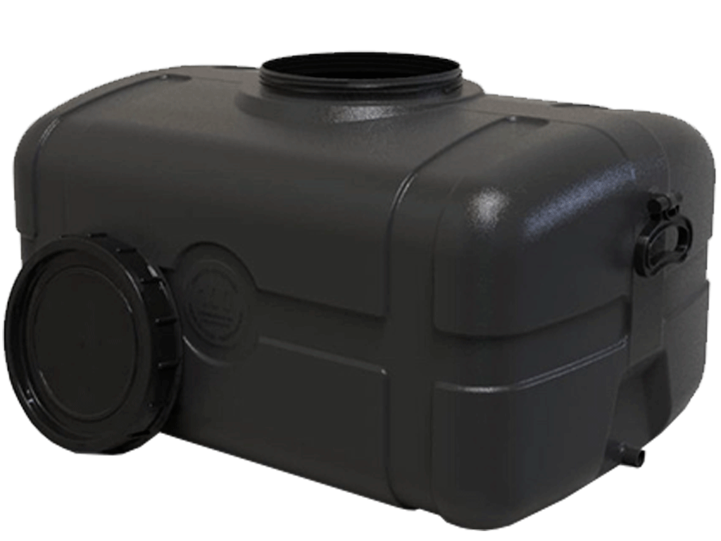 Емкость 105 литров пластиковая техническая, с резьбой под кран Д=15мм (750x480x400)