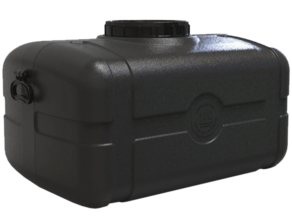 Емкость 105 литров пластиковая техническая, с резьбой под кран Д=15мм (750x480x400)