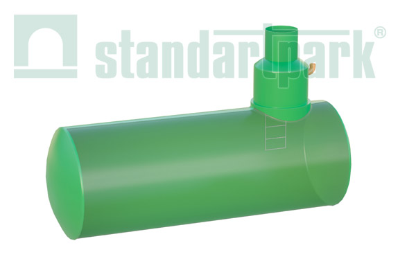 Rezervor subteran pentru apă tehnică, Volum - 72600 litri