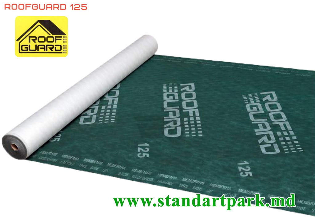 Диффузионная мембрана для кровли RoofGuard 125г/м2 (1,5х20м)