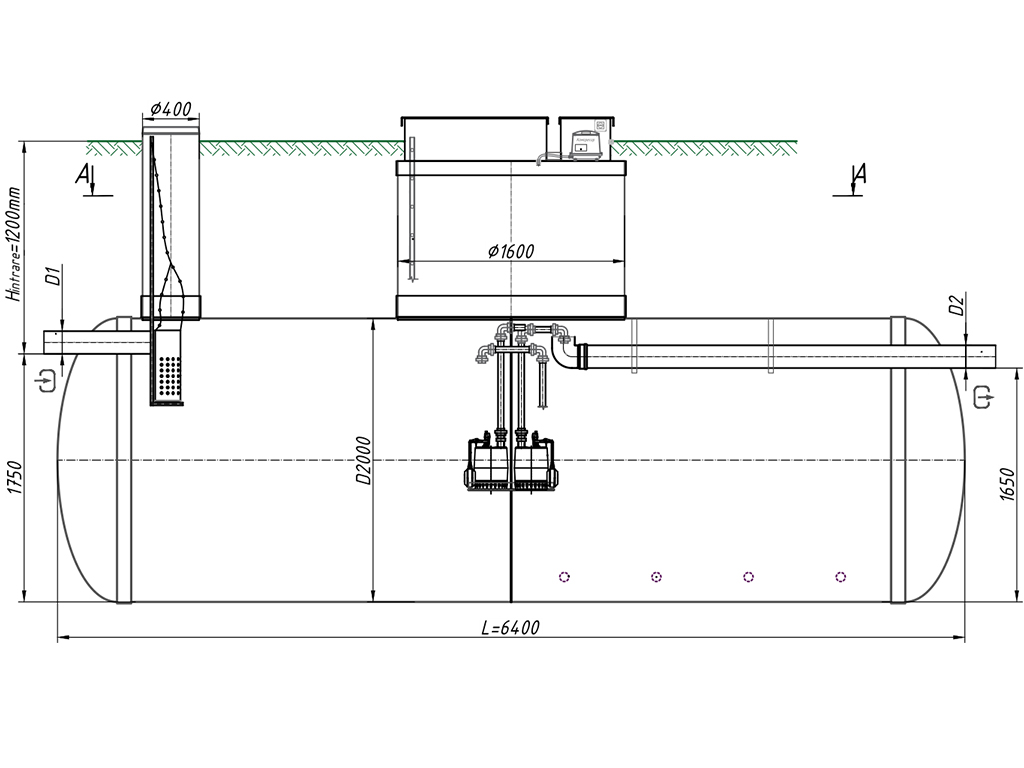 Statie de epurare biologica ape menajere uzate, BioLine SBR-9, debit 9 m3/24 ore