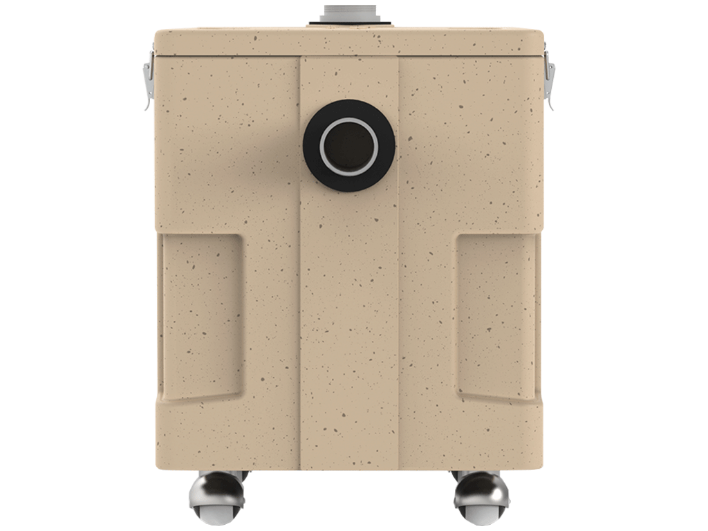 MINI SEPARATOR DE GRASIMI SUB CHIUVETA DIN PLASTIC, Q=0,5 l/sec