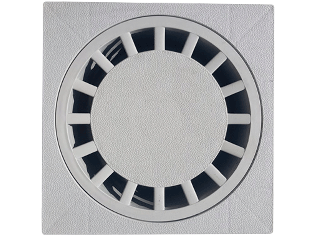 Trap pentru baie PP cu gratar PP 200x200x70mm, cu iesire verticala D=80/100/110mm