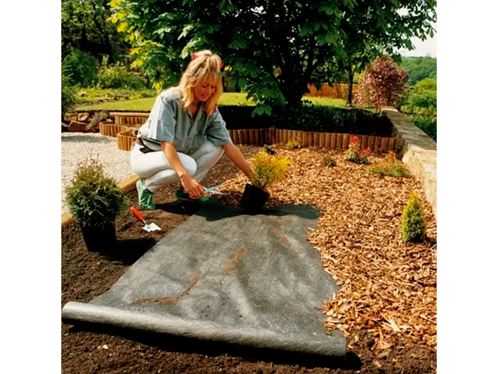 Спанбонд (био-мульча) коричневый пакет 3X5м, 70г/м2 S=15м2