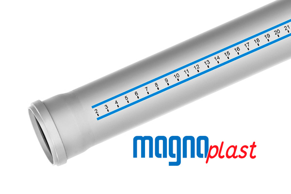 Teava PP pentru canalizare interioara d50x1,8 L=2000 mm