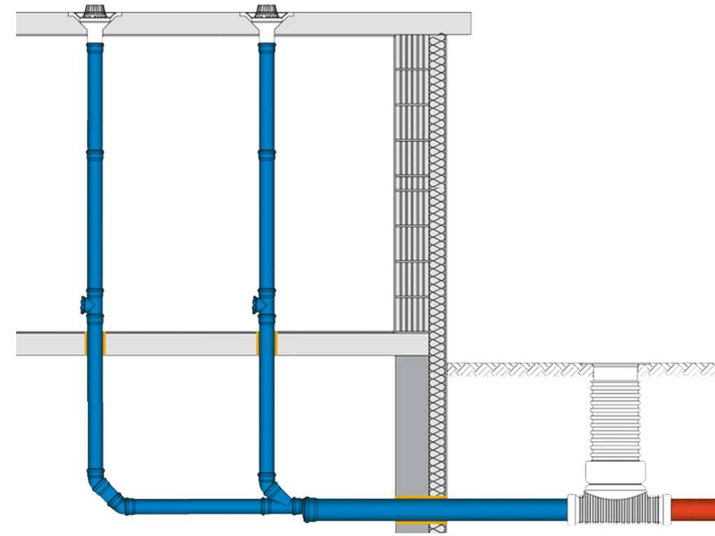 Ревизия, ПП, D110мм, Ultra dB, шумопоглощающая, для труб D110 использованных в внутренней канализации