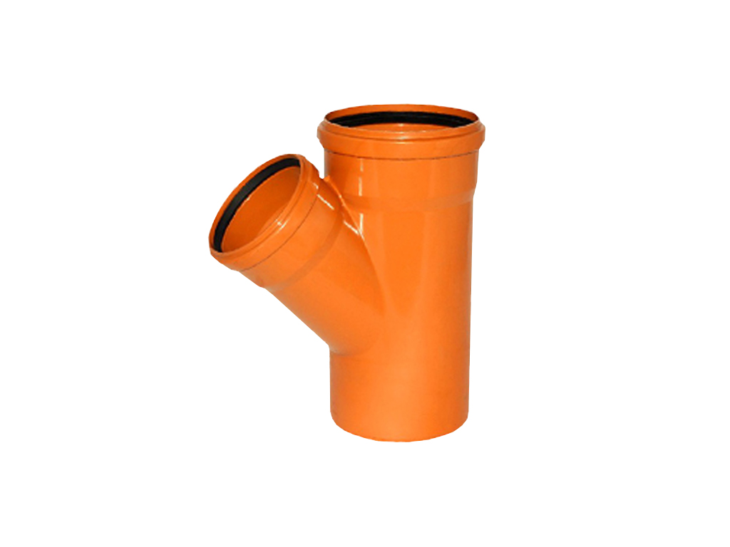 Тройник ПВХ DN 160 x 110 x 45 градусов