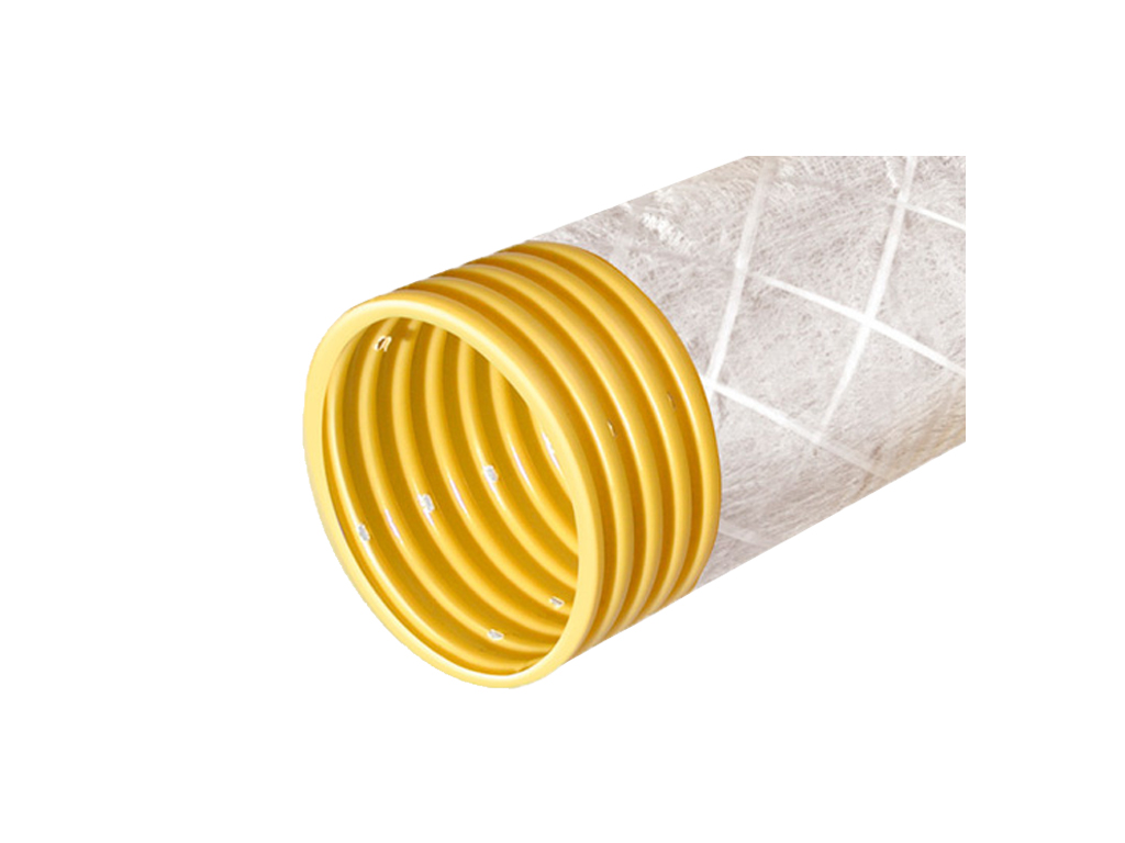 Труба дренажная с фильтром из геотекстиля Д100 мм SN4, рулон 50м