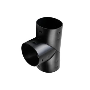 Тройник DN160х160мм на 90 градусов, для дренажной трубы DN160