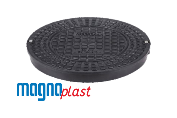 Люк пластиковый под трубу D400мм, класс нагрузки А15, для пешеходных зон