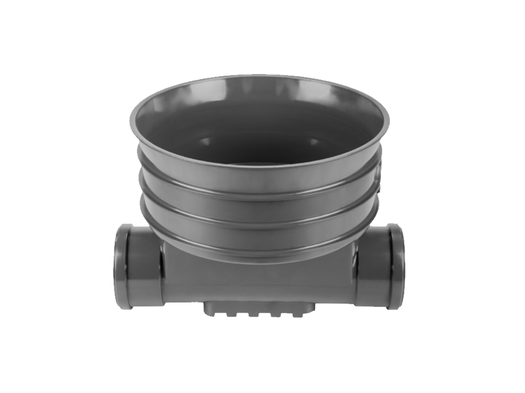 Baza camin inspectie-canalizare din PP D425mm, cu 1 intrare + 1 iesire D160mm