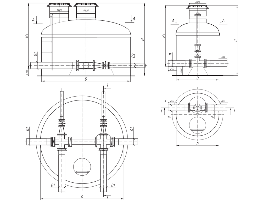 Camine de vizitare pentru apeduct Well