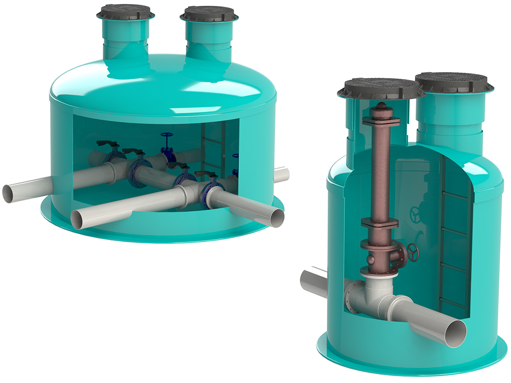 Camine de vizitare pentru apeduct Well