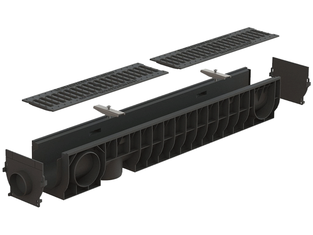 Sistem de fixare pentru rigola si gratar PolyMax BASIC DN100