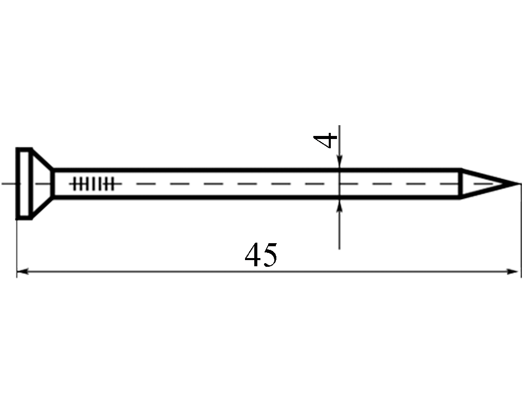 Cuie din oțel L=45mm cu saibe din cauciuc, pentru fixare membrana profilata (cutie 100 buc.)