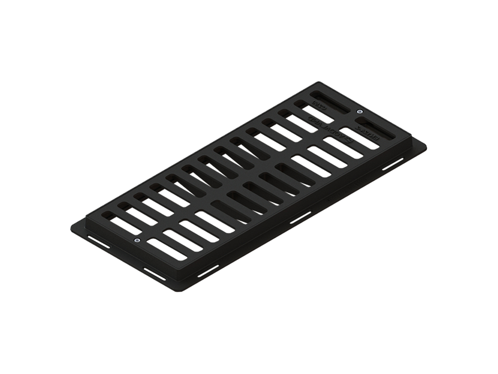 Gratar pluvial din fonta ductilă cu rama 905x402x41mm, dotat cu 2 lacate, clasa de incarcare C250 