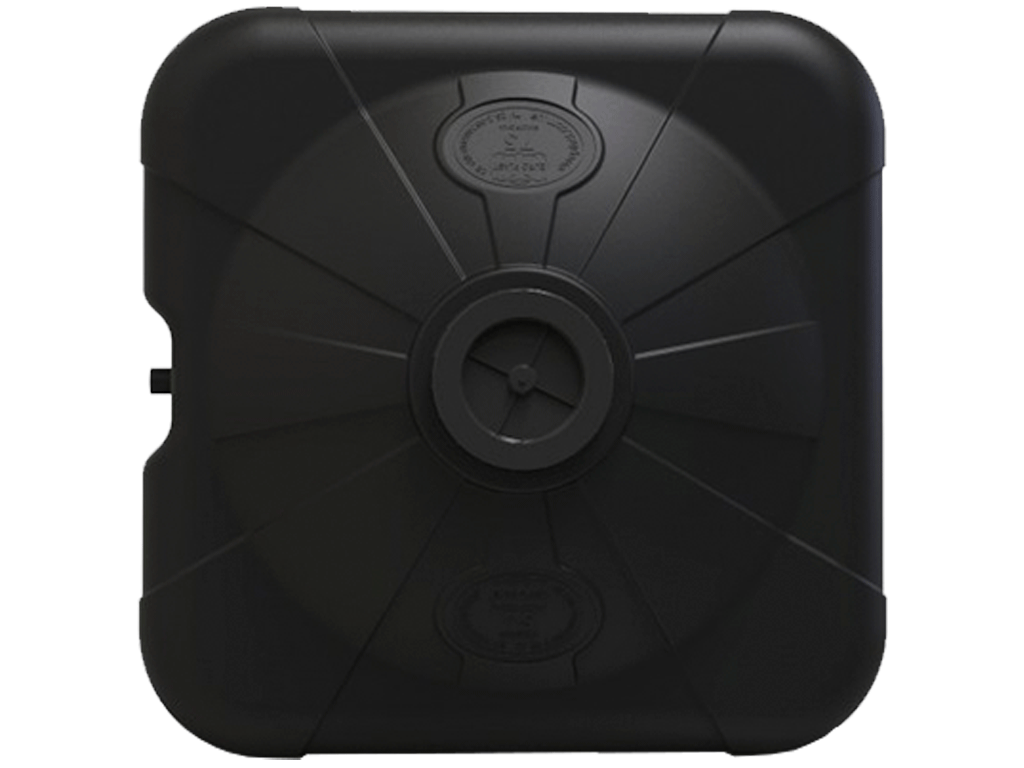 Rezervor PLAT pentru dus de vara  W=75 litri, dotat cu para si robinet (680x680x270)