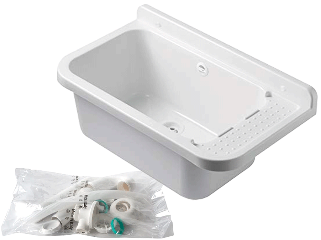 Уличная раковина PP TERRA для летней кухни и сада 510х340х250мм