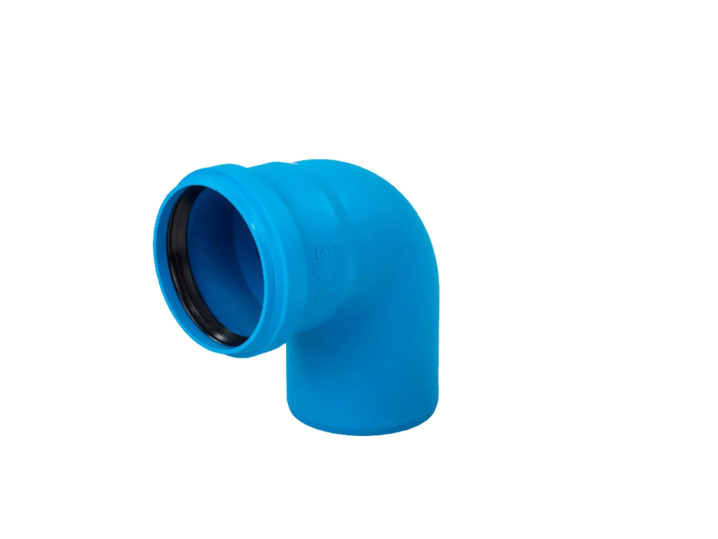 Отвод, ПП, D50мм, на 87 градусов, шумопоглощающий, для труб D50 использованных в внутренней канализации
