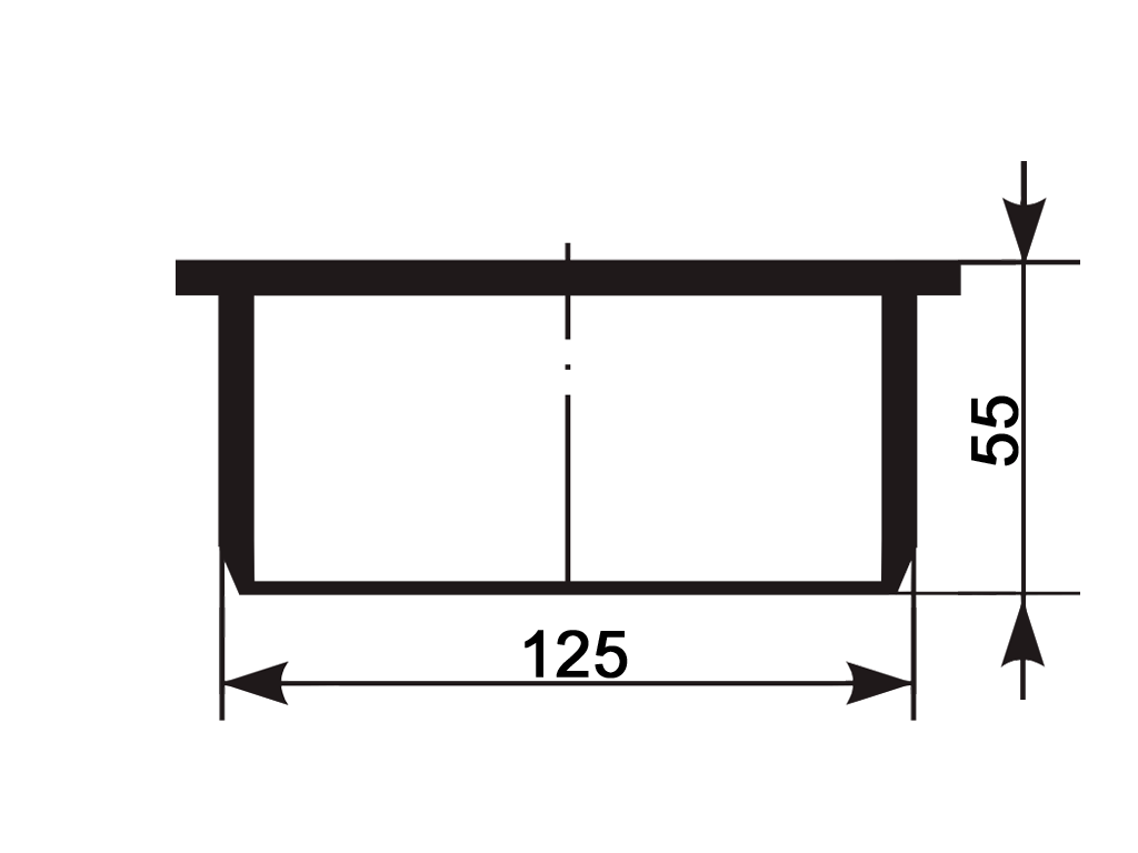 Dop PP D125mm, fonoabsorbant, pentru tevi D125 fonoabsorbante folosite la canalizare interioară
