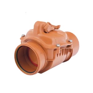 Oбратный клапан, канализационный горизонтальный Ø110 мм